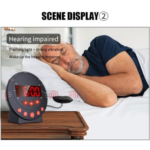 Alarm Clock with Strong Vibration Function 2
