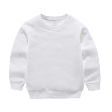 Kids Long Sleeve Round Neck Solid Tee Casual Basic Top