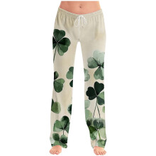 Unisex apilankuvioiset unihousut joustavalla vyötäröllä S-5XL