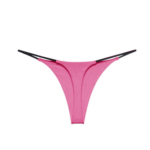 Dames katoenen string met lage taille en dubbele bandjes