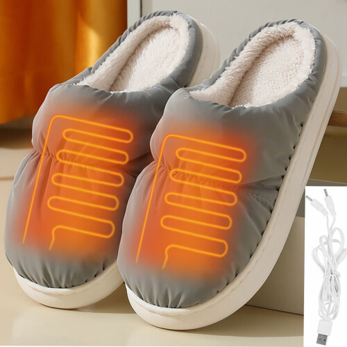 Heated Slippers USB Powered Warmth Comfort1Pair 1