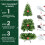 PAPROOS Christmas Tree 6FT 350 Warm White LEDs 4