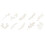 Hariumiu scrapbooking pad lace pattern 10 pcs 2