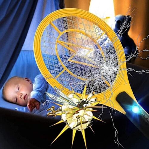 Electric Mosquito Swatter USB Rechargeable 1 Pack 2