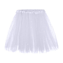 Weißer Tutu-Rock für Damen im Ballettstil, 1-teilig