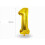 90CM Number Balloon Metallic Gold Silver 7