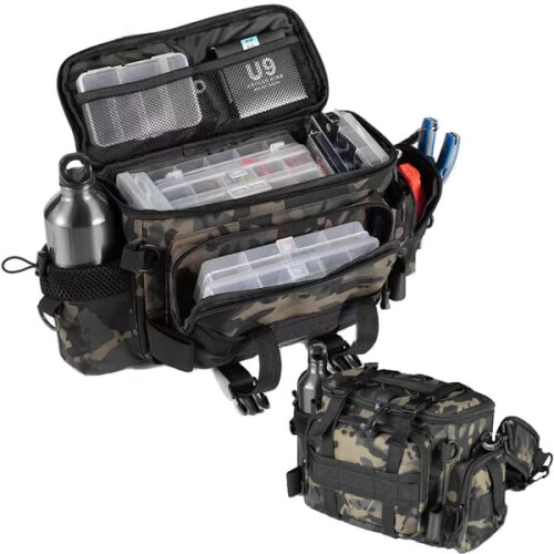 Fishing Bag Camouflage Single-Shoulder Tackle Backpack 1