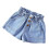 Blå denimshorts for jenter, størrelse 5 år 1