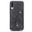Capa prática com porta-cartões - compatível com Samsung Galaxy A70 (preta) 5