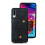 Capa prática com porta-cartões - compatível com Samsung Galaxy A70 (preta) 7