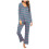 Women's Long Sleeve Pajama Set 2-Piece 2
