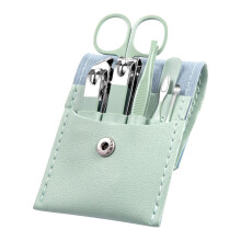 Zestaw do manicure ze stali nierdzewnej 12 elementów z etui