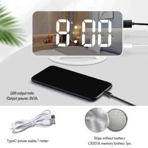 Vibrating Alarm Clock for Heavy Sleepers with Bed Shaker 1