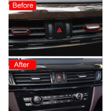 Auto Mittel Konsole Klima Anlage EntlüFtung Auslass Clip Tab Trim Erste Reihe AC EntlüFtung Clip für  X5 X6 F15 F16 2014-2018