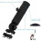 Universal golf umbrella holder adjustable for small golf 3