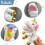 Plush Unicorn Hand Puppet with Movable Mouth 1pc 3