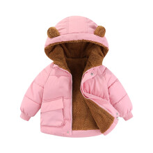 Manteau d'hiver pour tout-petits avec capuche à oreilles d'ours, 2-3 ans