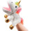 Plush Unicorn Hand Puppet with Movable Mouth 1pc 4