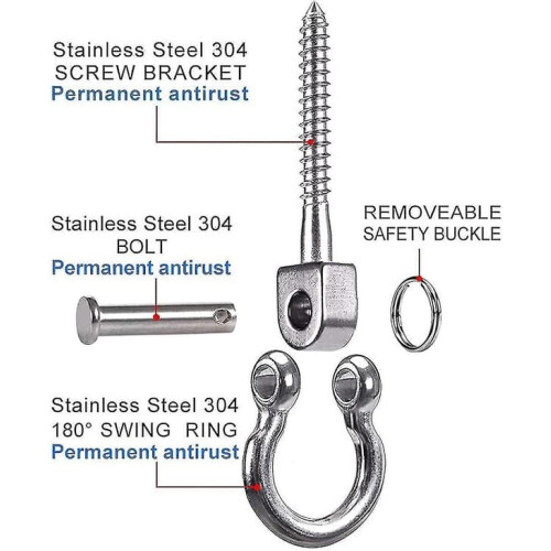 Ceiling Hook Stainless Steel 220kg Load Capacity 2