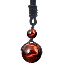 Kristallen chakra ketting met hanger van natuurlijke edelsteen (1 stuk)