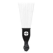 Metalowy grzebień afro do stylizacji włosów afroamerykańskich