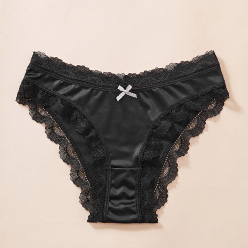 Damtrosor med låg midja och spetsgren, plus size 1