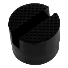 Jack Rubber Pad Floor Shock Absorbing Anti-Slip Black1Pack