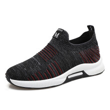 Casual mesh sneakers voor heren met verborgen verhoging, zwart, maat