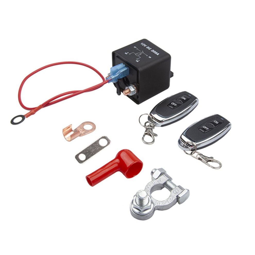 12V Dc 200A Remote Battery Disconnect Switch 9402001663269