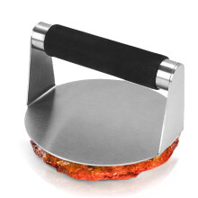 Pressa per hamburger in acciaio inox da 5,5 pollici antiaderente
