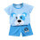 Ensemble d'été imprimé à manches courtes pour tout-petits (3M-6T) 1