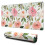 Mouse pad floral rosa e laranja à prova d'água 90 x 40 cm 1