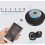LED shower speaker waterproof Bluetooth white 4