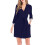 Γυναικεία Μπουρνούζι Spa σε Navy χρώμα 2XL 3