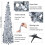 5ft collapsible tinsel Christmas tree with stand 5