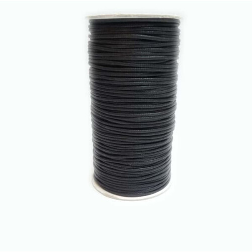 Black Cord 1.5 mm Diameter 2 Meter 1