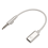 Audio kábel 3,5 mm samec - USB-C samica, 1,2 m 1