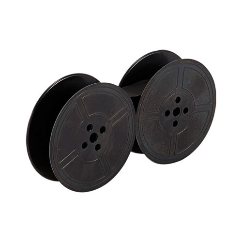 5Pcs Typewriter Ribbon Twin Spool Typewriter Ribbon Twin Spool Replacement Pack for Most Typewriter, Black