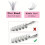 False Eyelashes Black 8-16 mm 5