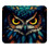 Mousepad em formato de coruja com base de borracha macia, 25x20cm 1