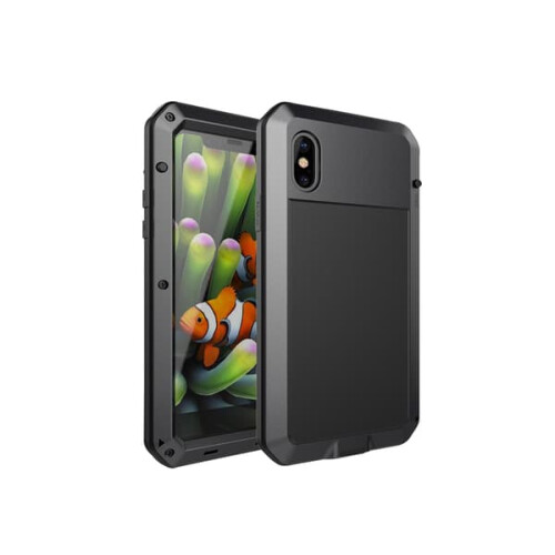 EXXO iPhone X/XS protective case with silver cage 1