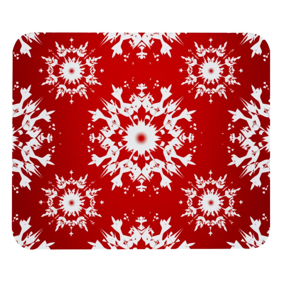 Christmas Snow Mouse Pad Cloth Rubber Base 9193271330820