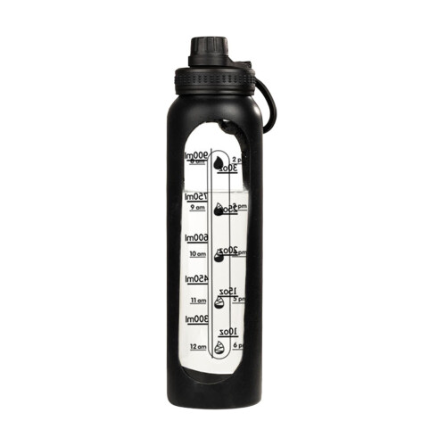 Copo de vidro com tampa, canudo e alça (946 ml)