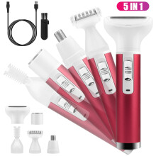 Afeitadora eléctrica DISEN para mujer 5 en 1 resistente al agua