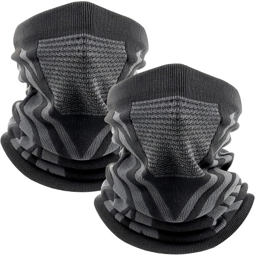 Winter nekwarmer, ademend en winddicht, 2 stuks