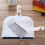 FRCOLOR kitchen broom and dustpan set white2pieces 1
