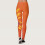 Naadloze, bedrukte legging met hoge taille, enkellengte 2