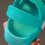 Children's Garden Clogs Green Size 3-4 5