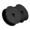 1Pcs GR4 Typewriter Ribbon Typewriter Ribbon Twin Spool Replacement for Olivetti Lettera Typewriter (Black) 1