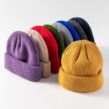 Gruba dzianinowa czapka beanie męska i damska
